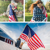 American Flag 3 X 5FT US Oxford Fabric, highest quality, Heavy Duty, Longest Lasting
