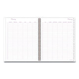 Cambridge® Mina Weekly-monthly Planner, Main Floral Artwork, 11 X 8.5, White-violet-peach Cover, 12-month (jan To Dec): 2022 freeshipping - TVN Wholesale