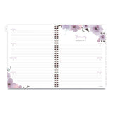 Cambridge® Mina Weekly-monthly Planner, Main Floral Artwork, 11 X 8.5, White-violet-peach Cover, 12-month (jan To Dec): 2022 freeshipping - TVN Wholesale