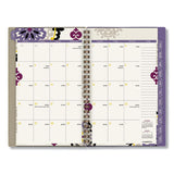 Cambridge® Vienna Weekly-monthly Appointment Book, Vienna Geometric Artwork, 8 X 4.88, Purple-tan Cover, 12-month (jan To Dec): 2022 freeshipping - TVN Wholesale