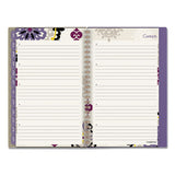 Cambridge® Vienna Weekly-monthly Appointment Book, Vienna Geometric Artwork, 8 X 4.88, Purple-tan Cover, 12-month (jan To Dec): 2022 freeshipping - TVN Wholesale