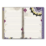 Cambridge® Vienna Weekly-monthly Appointment Book, Vienna Geometric Artwork, 8 X 4.88, Purple-tan Cover, 12-month (jan To Dec): 2022 freeshipping - TVN Wholesale