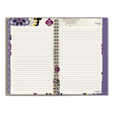 Cambridge® Vienna Weekly-monthly Appointment Book, Vienna Geometric Artwork, 8 X 4.88, Purple-tan Cover, 12-month (jan To Dec): 2022 freeshipping - TVN Wholesale