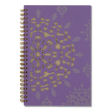 Cambridge® Vienna Weekly-monthly Appointment Book, Vienna Geometric Artwork, 8 X 4.88, Purple-tan Cover, 12-month (jan To Dec): 2022 freeshipping - TVN Wholesale