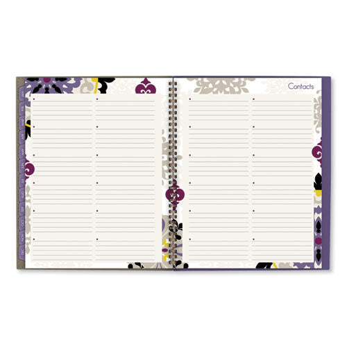 Cambridge® Vienna Weekly-monthly Appointment Book, Vienna Geometric Artwork, 11 X 8.5, Purple-tan Cover, 12-month (jan To Dec): 2022 freeshipping - TVN Wholesale