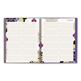 Cambridge® Vienna Weekly-monthly Appointment Book, Vienna Geometric Artwork, 11 X 8.5, Purple-tan Cover, 12-month (jan To Dec): 2022 freeshipping - TVN Wholesale