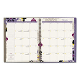 Cambridge® Vienna Weekly-monthly Appointment Book, Vienna Geometric Artwork, 11 X 8.5, Purple-tan Cover, 12-month (jan To Dec): 2022 freeshipping - TVN Wholesale