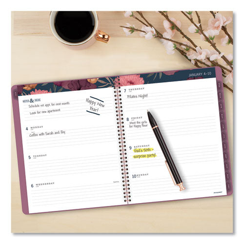 AT-A-GLANCE® Dark Romance Weekly-monthly Planner, Dark Romance Floral Artwork, 11 X 8.5, Multicolor Cover, 13-month (jan-jan): 2022-2023 freeshipping - TVN Wholesale