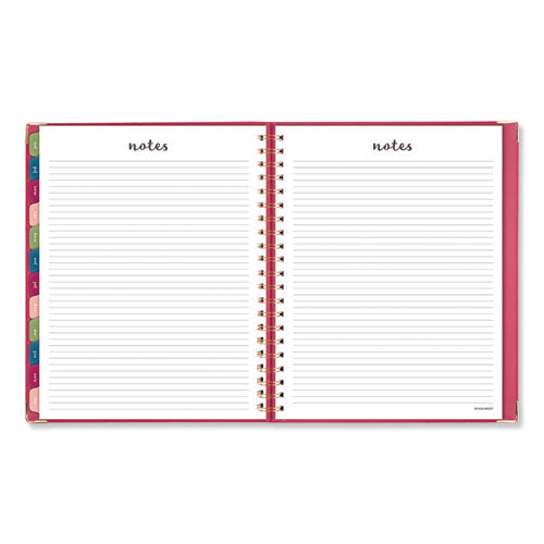 AT-A-GLANCE® Harmony Weekly-monthly Hardcover Planner, 11 X 8.5, Berry Cover, 13-month (jan To Jan): 2021 To 2022 freeshipping - TVN Wholesale