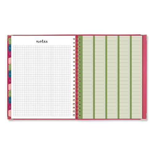 AT-A-GLANCE® Harmony Weekly-monthly Hardcover Planner, 11 X 8.5, Berry Cover, 13-month (jan To Jan): 2021 To 2022 freeshipping - TVN Wholesale
