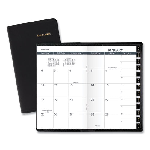 AT-A-GLANCE® Pocket-size Monthly Planner, 6 X 3.5, Black Cover, 13-month (jan To Jan): 2022 To 2023 freeshipping - TVN Wholesale
