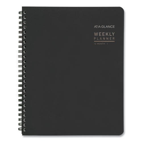 AT-A-GLANCE® Contemporary Lite Weekly-monthly Planner, 8.75 X 7, Black Cover, 12-month (jan To Dec): 2022 freeshipping - TVN Wholesale