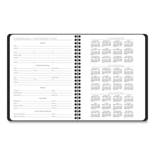AT-A-GLANCE® Contemporary Lite Weekly-monthly Planner, 8.75 X 7, Black Cover, 12-month (jan To Dec): 2022 freeshipping - TVN Wholesale