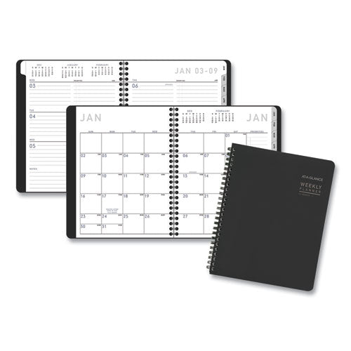 AT-A-GLANCE® Contemporary Lite Weekly-monthly Planner, 8.75 X 7, Black Cover, 12-month (jan To Dec): 2022 freeshipping - TVN Wholesale