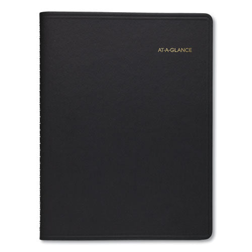 AT-A-GLANCE® Weekly Vertical-column Appointment Book Ruled For Hourly Appointments, 8.75 X 7, Black Cover, 13-month (jan-jan): 2022-2023 freeshipping - TVN Wholesale