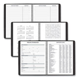 AT-A-GLANCE® Weekly Vertical-column Appointment Book Ruled For Hourly Appointments, 8.75 X 7, Black Cover, 13-month (jan-jan): 2022-2023 freeshipping - TVN Wholesale