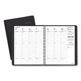 AT-A-GLANCE® Weekly Vertical-column Appointment Book Ruled For Hourly Appointments, 8.75 X 7, Black Cover, 13-month (jan-jan): 2022-2023 freeshipping - TVN Wholesale