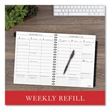 AT-A-GLANCE® Executive Weekly-monthly Planner Refill With 15-minute Appointments, 11 X 8.25, White Sheets, 12-month (jan To Dec): 2022 freeshipping - TVN Wholesale