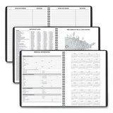 AT-A-GLANCE® Weekly Appointment Book, 11 X 8.25, Black Cover, 14-month (july To Aug): 2021 To 2022 freeshipping - TVN Wholesale