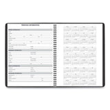 AT-A-GLANCE® Weekly Appointment Book, 11 X 8.25, Black Cover, 14-month (july To Aug): 2021 To 2022 freeshipping - TVN Wholesale