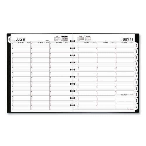 AT-A-GLANCE® Move-a-page Academic Weekly-monthly Planners, 11 X 9, Black Cover, 12-month (july To June): 2021 To 2022 freeshipping - TVN Wholesale