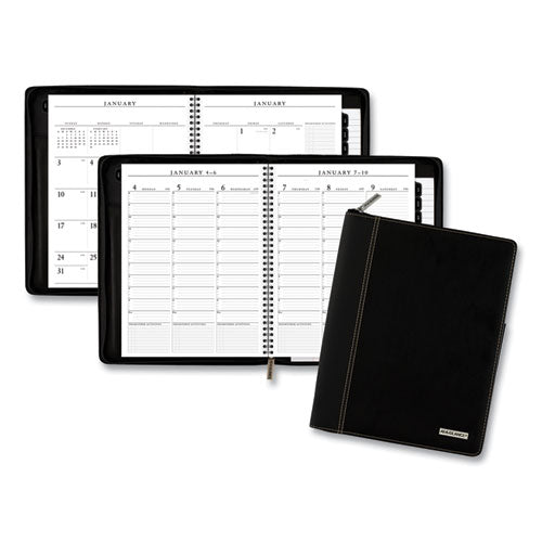 AT-A-GLANCE® Executive Weekly Vertical-column Appointment Book, Telephone-address Section, 11 X 8.25, Black, 12-month (jan-dec): 2022 freeshipping - TVN Wholesale