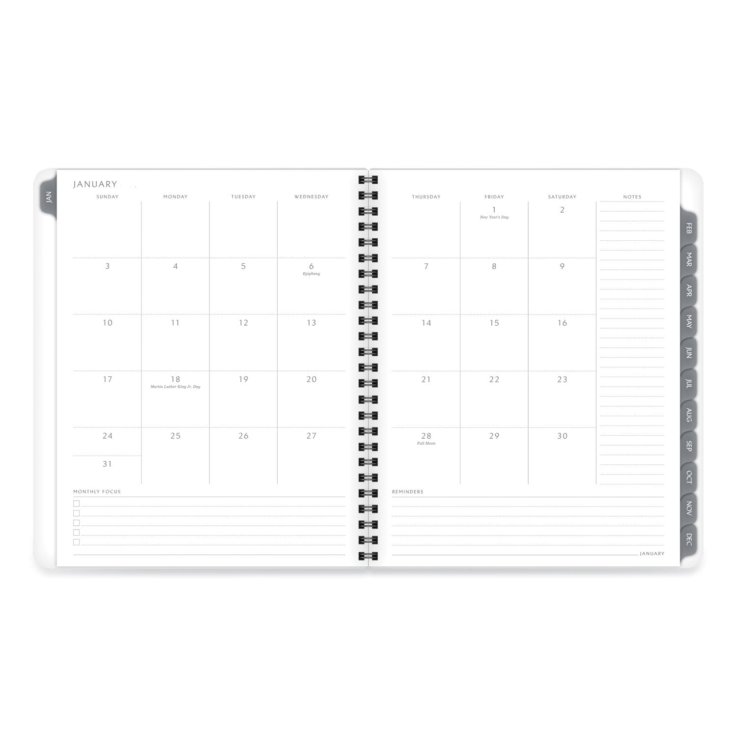 AT-A-GLANCE® Elevation Linen Weekly-monthly Planner, 8.75 X 7, Charcoal Cover, 12-month (jan To Dec): 2022 freeshipping - TVN Wholesale