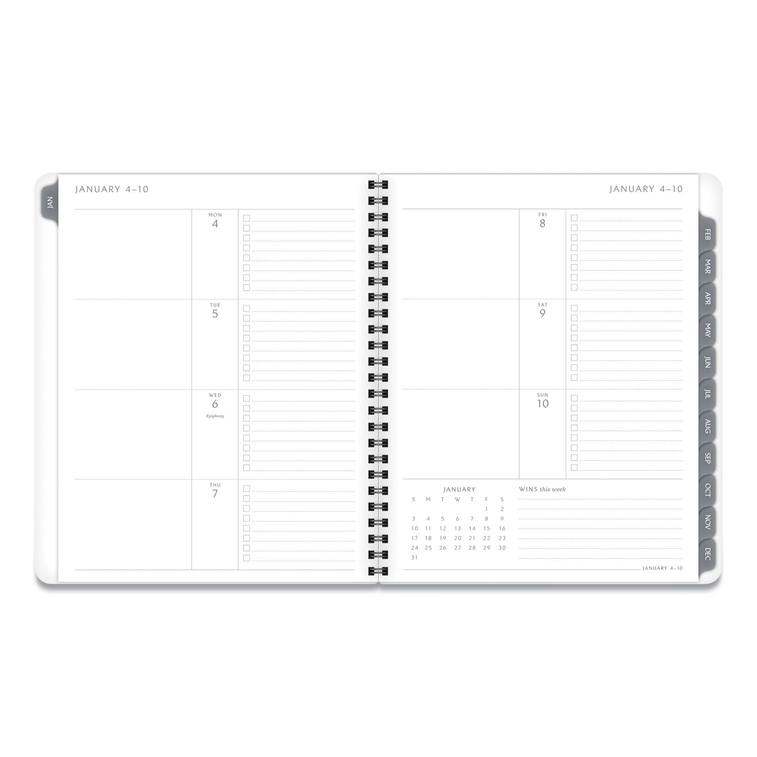 AT-A-GLANCE® Elevation Linen Weekly-monthly Planner, 8.75 X 7, Charcoal Cover, 12-month (jan To Dec): 2022 freeshipping - TVN Wholesale