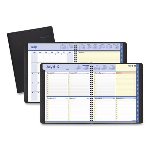 AT-A-GLANCE® Quicknotes Weekly-monthly Planner, 10 X 8, Black Cover, 13-month (july To July): 2021 To 2022 freeshipping - TVN Wholesale