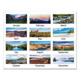 AT-A-GLANCE® Landscape Panoramic Desk Pad, Landscapes Photography, 22 X 17, White Sheets, Clear Corners, 12-month (jan-dec): 2022 freeshipping - TVN Wholesale