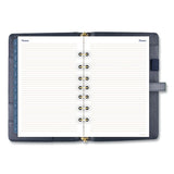 AT-A-GLANCE® Buckle Closure Planner-organizer Starter Set, 8.5 X 5.5, Navy Blue-gold Cover, 12-month (jan To Dec): Undated freeshipping - TVN Wholesale