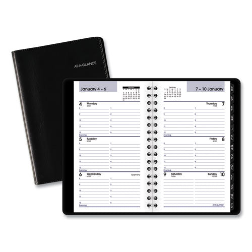 AT-A-GLANCE® Dayminder Weekly Pocket Appointment Book With Telephone-address Section, 6 X 3.5, Black Cover, 12-month (jan To Dec): 2022 freeshipping - TVN Wholesale