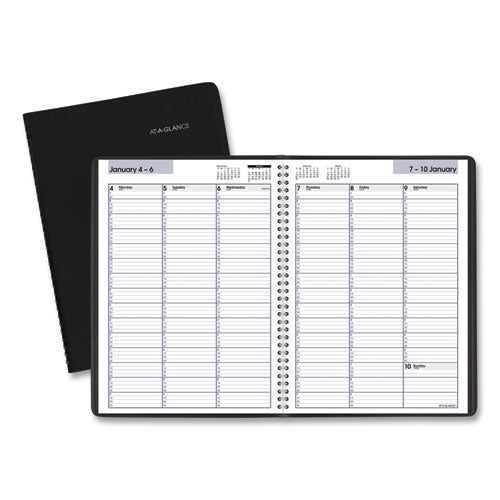 AT-A-GLANCE® Dayminder Weekly Appointment Book, Vertical-column Format, 11 X 8, Black Cover, 12-month (jan To Dec): 2022 freeshipping - TVN Wholesale