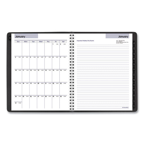 AT-A-GLANCE® Dayminder Executive Weekly-monthly Planner, 8.75 X 7, Black Cover, 12-month (jan To Dec): 2022 freeshipping - TVN Wholesale