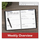 AT-A-GLANCE® Dayminder Executive Weekly-monthly Planner, 8.75 X 7, Black Cover, 12-month (jan To Dec): 2022 freeshipping - TVN Wholesale