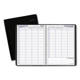 AT-A-GLANCE® Dayminder Four-person Group Daily Appointment Book, 11 X 8, Black Cover, 12-month (jan To Dec): 2022 freeshipping - TVN Wholesale