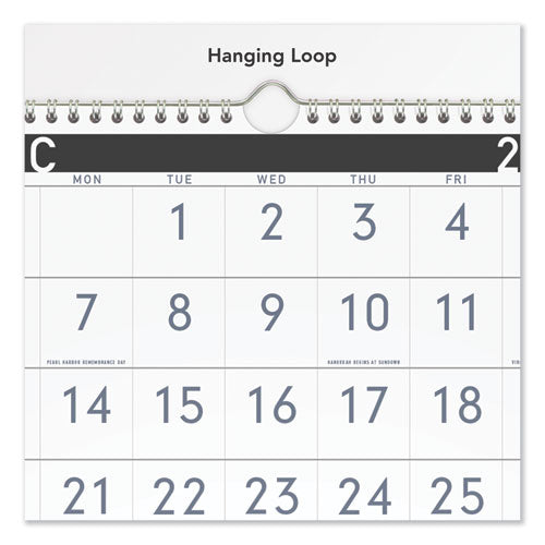 AT-A-GLANCE® Three-month Reference Wall Calendar, Contemporary Artwork-formatting, 12 X 27, White Sheets, 15-month (dec-feb): 2021 To 2023 freeshipping - TVN Wholesale