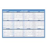 AT-A-GLANCE® Horizontal Reversible-erasable Wall Planner, 48 X 32, White-blue Sheets, 12-month (jan To Dec): 2022 freeshipping - TVN Wholesale
