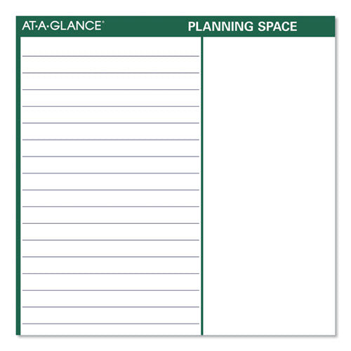 AT-A-GLANCE® Vertical Erasable Wall Planner, 32 X 48, White-green Sheets, 12-month (jan To Dec): 2022 freeshipping - TVN Wholesale