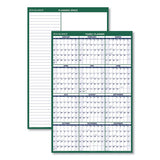 AT-A-GLANCE® Vertical Erasable Wall Planner, 32 X 48, White-green Sheets, 12-month (jan To Dec): 2022 freeshipping - TVN Wholesale