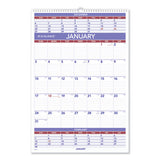 AT-A-GLANCE® Three-month Wall Calendar, 15.5 X 22.75, White Sheets, 12-month (jan To Dec): 2022 freeshipping - TVN Wholesale