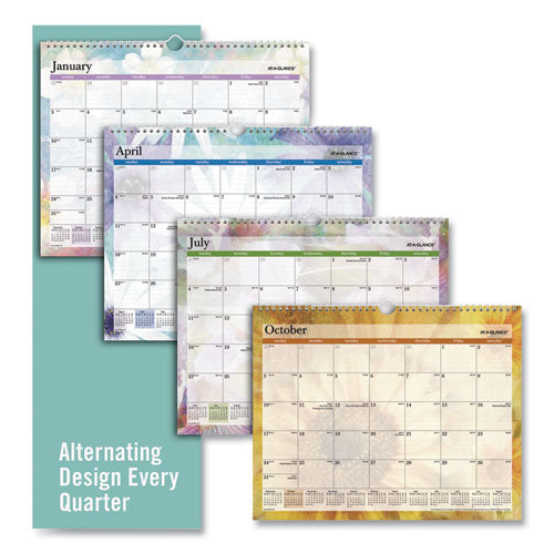 AT-A-GLANCE® Dreams Wall Calendar, Dreams Seasonal Artwork, 15 X 12, Multicolor Sheets, 13-month (jan To Jan): 2022 To 2023 freeshipping - TVN Wholesale