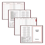 AT-A-GLANCE® Standard Diary Daily Diary, 2022 Edition, Wide-legal Rule, Red Cover, 12 X 7.75, 200 Sheets freeshipping - TVN Wholesale