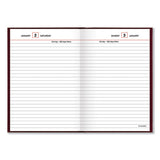 AT-A-GLANCE® Standard Diary Daily Reminder Book, 2022 Edition, Medium-college Rule, Red Cover, 7.5 X 5.13, 201 Sheets freeshipping - TVN Wholesale