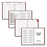 AT-A-GLANCE® Standard Diary Daily Reminder Book, 2022 Edition, Medium-college Rule, Red Cover, 7.5 X 5.13, 201 Sheets freeshipping - TVN Wholesale