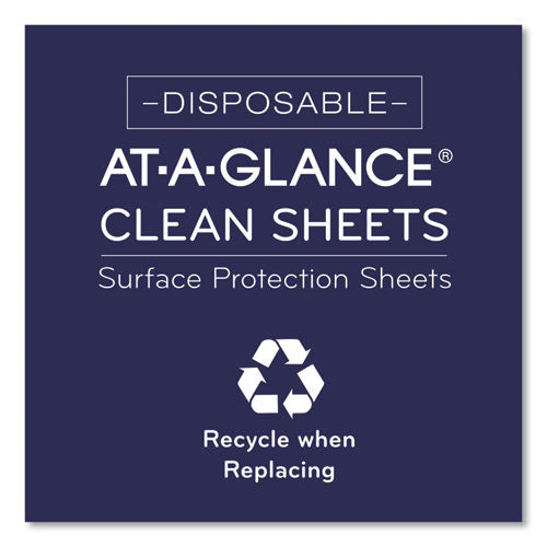 AT-A-GLANCE® Disposable Clean Sheets, 25 Sheets, 17 X 22, White, 25-pack freeshipping - TVN Wholesale