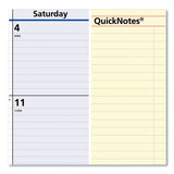 AT-A-GLANCE® Quicknotes Desk Pad, 22 X 17, White-blue-yellow Sheets, Black Binding, Clear Corners, 13-month (jan To Jan): 2022 To 2023 freeshipping - TVN Wholesale