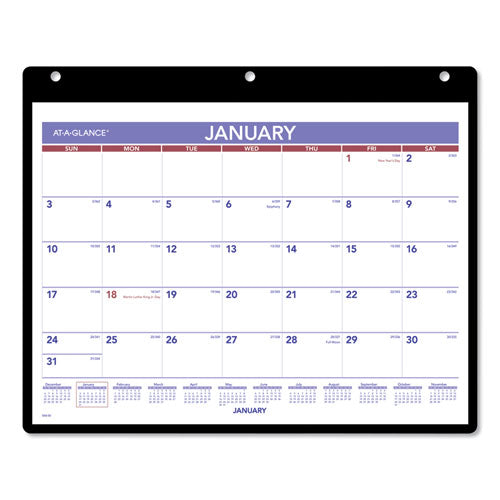 AT-A-GLANCE® Monthly Desk-wall Calendar With Bonus Pages, 11 X 8, White Sheets, 12-month (jan To Dec): 2022 freeshipping - TVN Wholesale