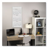 AT-A-GLANCE® Three-month Reference Wall Calendar, 12 X 27, White Sheets, 15-month (dec To Feb): 2021 To 2023 freeshipping - TVN Wholesale