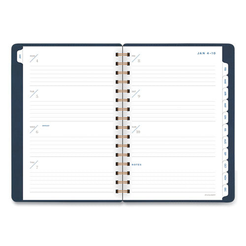 AT-A-GLANCE® Signature Collection Firenze Navy Weekly-monthly Planner, 8.5 X 5.5, Navy Cover, 13-month (jan To Jan): 2022 To 2023 freeshipping - TVN Wholesale